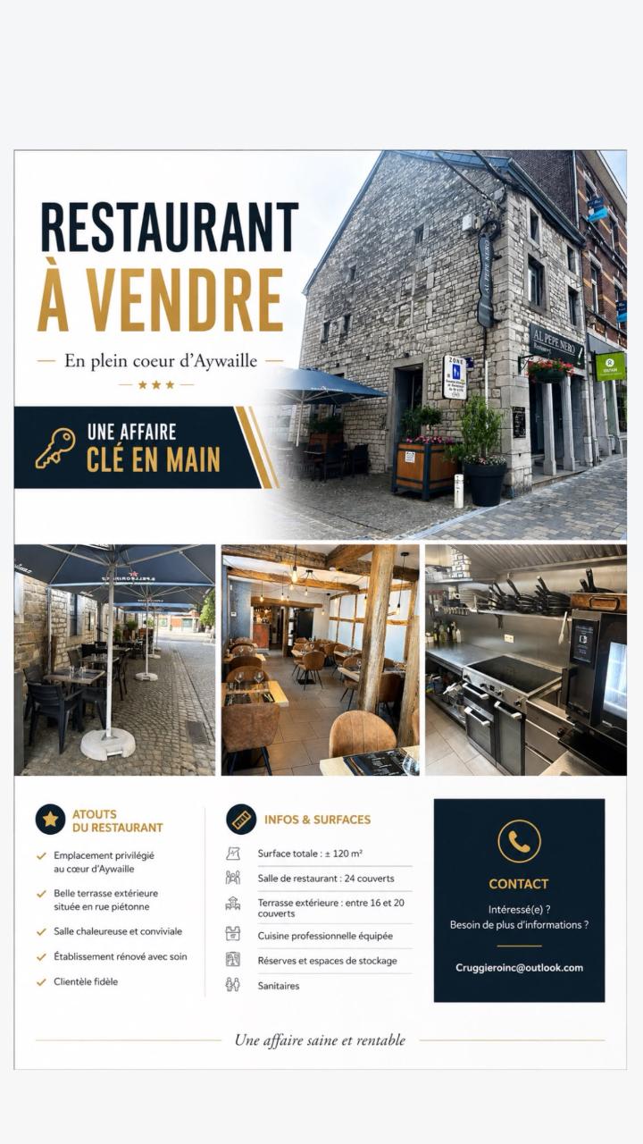 Over te nemen zaak Luik - Horeca - PQWJ5